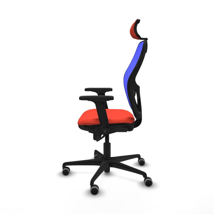 PIQUERAS Y CRESPO Silla de oficina Jorquera Naranja y Azul