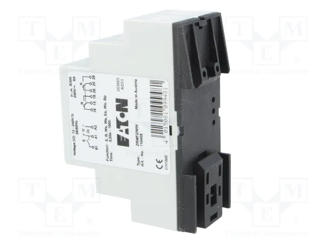 EATON ELECTRIC Relé de tiempo DPDT 250VAC/8A 24-240VAC