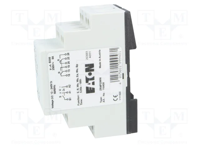 EATON ELECTRIC Relé de tiempo DPDT 250VAC/8A 24-240VAC