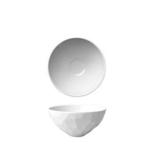Summa Diamond Bol - Bol o ensaladera de porcelana blanca marfil, diametro 11 cm, altura 5.5 cm, capacidad 22 cl, colección Diamond (Set de 6) Summa Diamond Bol - Bol o ensaladera de porcelana blanca marfil, diametro 11 cm, altura 5.5 cm, capacidad 22 cl, colección Diamond (Set de 6)