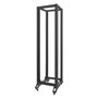 Lanberg OR01-6842-B Armario Rack 42U, Estructura Abierta, Negro, Dimensiones: 600 x 800 mm, Capacidad de Carga: 600 kg