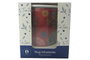 DKD Home Decor Set de 12 Tazas de Porcelana Floral Turquesa y Rojo