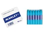 Manley Lápices de Cera Celeste Claro 60mm Estuche de 12 Unidades
