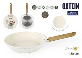 Inde Sartén 30 cm Aluminio Fundido Inducción Daisy Quttin (6 Unidades)