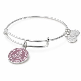 Alex And Ani Pulsera de Metal Gris 20cm