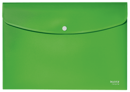Leitz 46780055 Carpeta de Polipropileno Opaco A4 con Broche Botón Recycle Verde