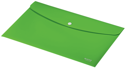 Leitz 46780055 Carpeta de Polipropileno Opaco A4 con Broche Botón Recycle Verde
