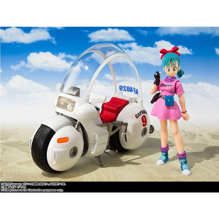 Bandai Tamashii Nations S.H. Figuarts Bulma's Motorcycle Hoipoi Capsule No. 9 Dragon Ball Bandai Tamashii Nations S.H. Figuarts Bulma's Motorcycle Hoipoi Capsule No. 9 Dragon Ball