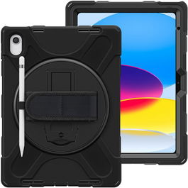eSTUFF Funda AUSTIN Defender para iPad 11ª gen 2025/10ª gen 2022 sin protector de pantalla - Negra