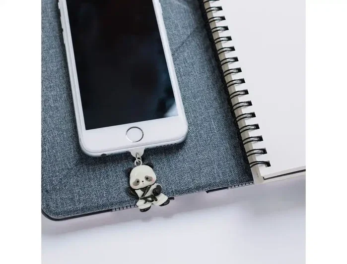 Wondee Colgante charm para movil funny lightning panda Wondee Colgante charm para movil funny lightning panda