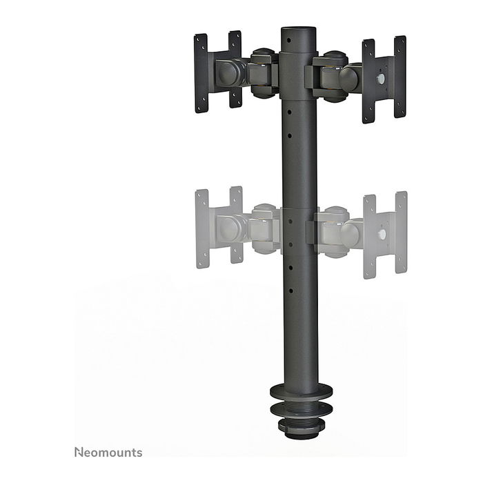 Newstar Neomounts FPMA-D050DBLACK Soporte de Mesa para 2 Monitores Planos hasta 30" (76 cm) y 10 kg