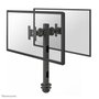 Neomounts FPMA-D050DBLACK - Brazo de Monitor Dual de Sobremesa, Montaje por Agujero, 2 Pantallas 10-30", Hasta 10 kg, VESA 75x75-100x100, Inclinación, Rotación y Giro 360°, Negro