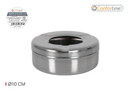 Confortime Cenicero de Acero con Recogedor de Agua, 9.4 cm Ancho x我们这个表单存在逻辑错误，它未按要求的JSON格式完整输出。让我们重新严格按照要求的格式生成。 (24 Unidades)