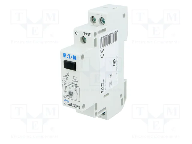 EATON ELECTRIC Interruptor de botón Z-SW Negro con LED EATON ELECTRIC Interruptor de botón Z-SW Negro con LED