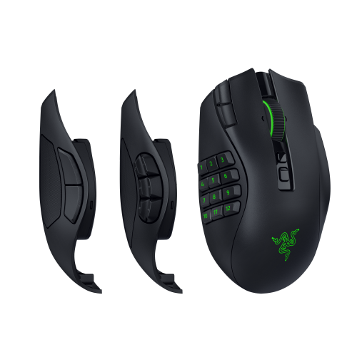 Razer Naga V3 Pro Ratón de Juego Inalámbrico Negro