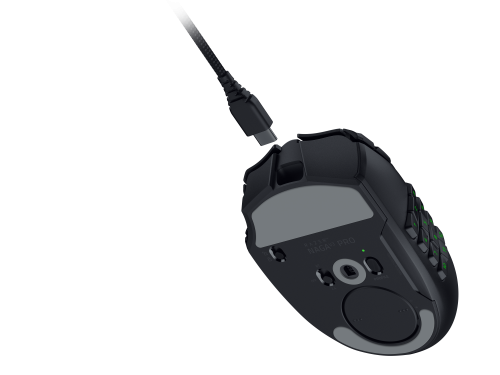 Razer Naga V3 Pro Ratón de Juego Inalámbrico Negro