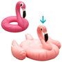 Jet Lag Flotador Gigante Flamenco con Asas 188x178x120 cm para Playa y Piscina