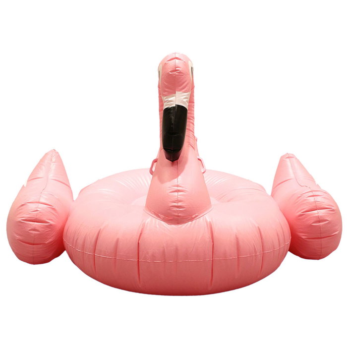Jet Lag Flotador Gigante Flamenco con Asas 188x178x120 cm para Playa y Piscina