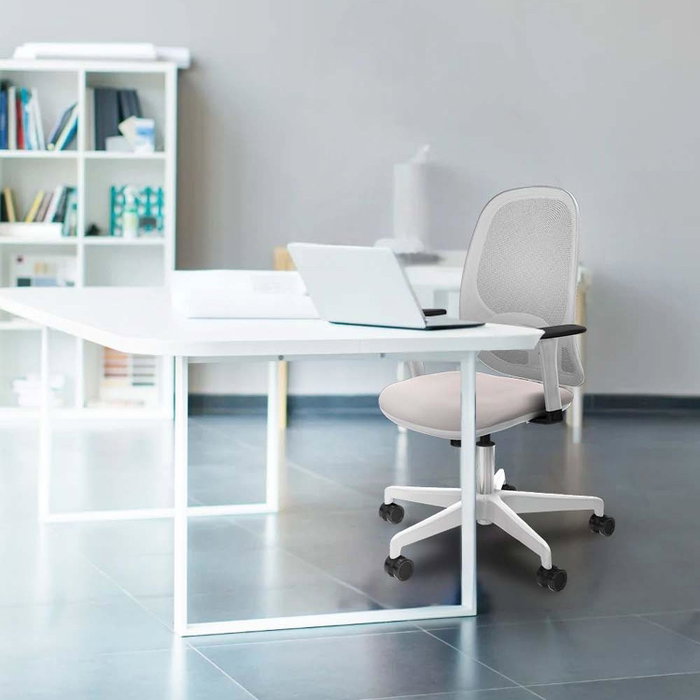 PIQUERAS Y CRESPO Silla de oficina Cilanco Blanco con mecanismo Sincro PIQUERAS Y CRESPO Silla de oficina Cilanco Blanco con mecanismo Sincro