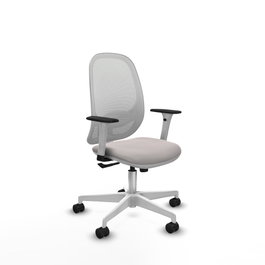 PIQUERAS Y CRESPO Silla de oficina Cilanco Blanco con mecanismo Sincro