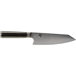 Kai Shun Classic Kiritsuke 20 cm black/silver de 20 cm de hoja de doble filo con mango de pakkawood negro.