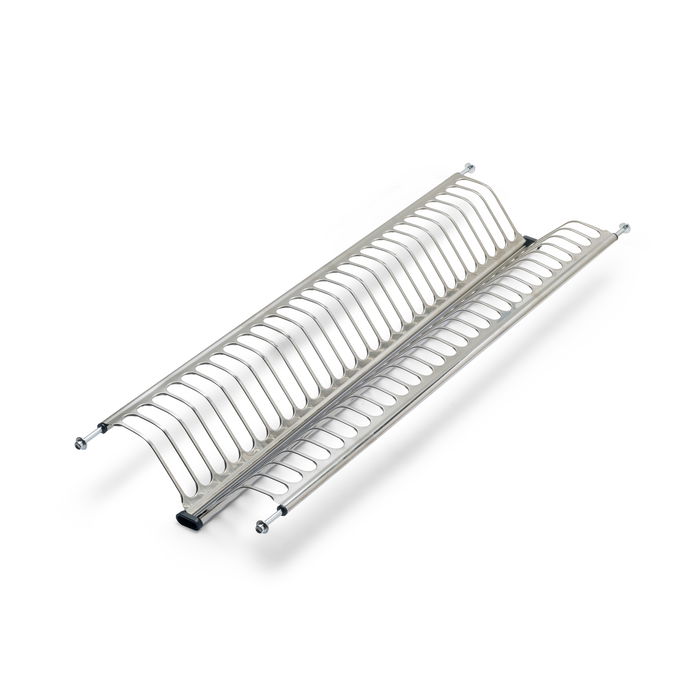 Emuca Escurreplatos acero inoxidable Drynox, módulo 700mm, Acero inoxidable