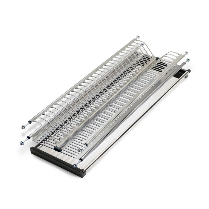 Emuca Escurreplatos acero inoxidable Drynox, módulo 700mm, Acero inoxidable