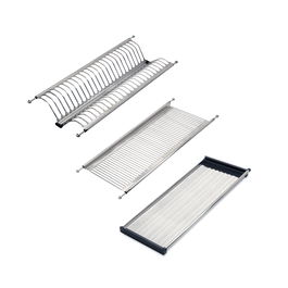 Emuca Escurreplatos acero inoxidable Drynox, módulo 700mm, Acero inoxidable