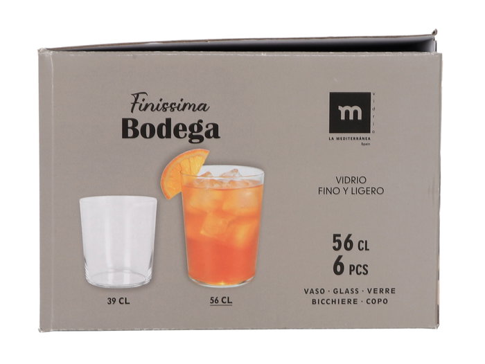La Mediterranea Vaso Sidra Finissima Bodega Edición Especial 56 cl Modelo Md (24 Unidades) La Mediterranea Vaso Sidra Finissima Bodega Edición Especial 56 cl Modelo Md (24 Unidades)