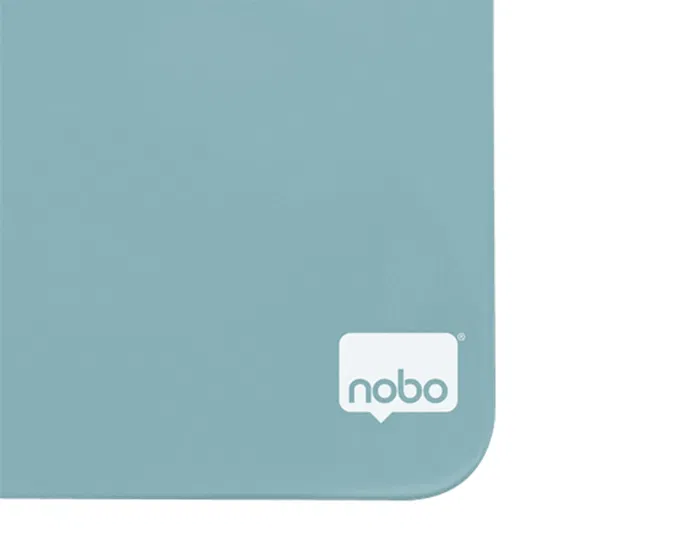 Nobo Pizarra Magnética Blanca para Hogar, Gris, 360x360 mm