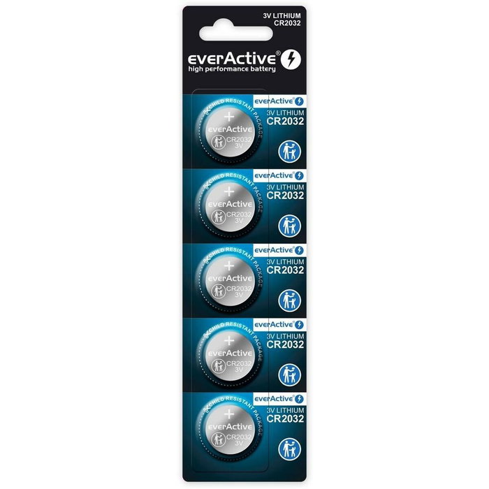 everActive CR2032, pack de 5 unidades everActive CR2032, pack de 5 unidades