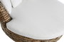DKD Home Decor Cama Chill Out de Ratán con Colchón y 5 Cojines