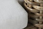 DKD Home Decor Cama Chill Out de Ratán con Colchón y 5 Cojines
