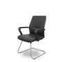 Piqueras y Crespo Silla Opti520 Confidente con Patín y Brazos Fijos Negro