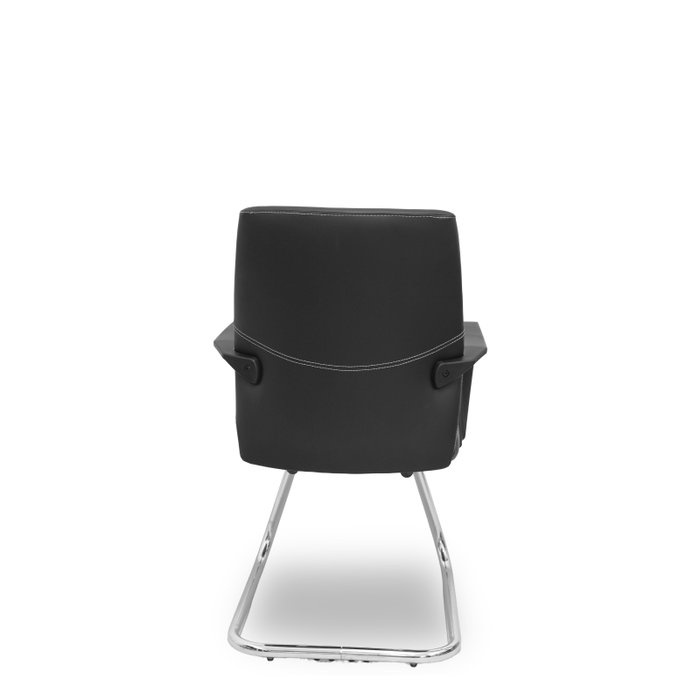 Piqueras y Crespo Silla Opti520 Confidente con Patín y Brazos Fijos Negro Piqueras y Crespo Silla Opti520 Confidente con Patín y Brazos Fijos Negro