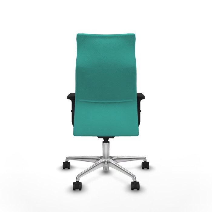 PIQUERAS Y CRESPO Sillón Albacete Turquesa con Mecanismo Sincro y Base de Aluminio PIQUERAS Y CRESPO Sillón Albacete Turquesa con Mecanismo Sincro y Base de Aluminio