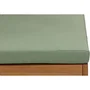 Banco de jardín ALMA de madera de acacia FSC con cojines - 2 personas - Verde