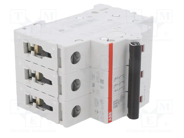ABB S200 Interruptor magnetotérmico 3 polos 63A 6kA ABB S200 Interruptor magnetotérmico 3 polos 63A 6kA