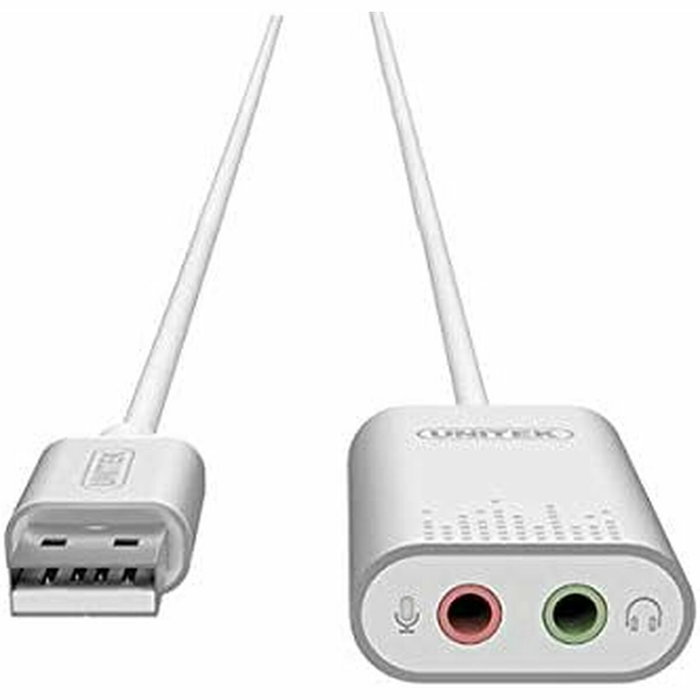 Unitek Adaptador de tarjeta de sonido Y-247A USB 0.2m plata