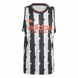 Camiseta de Tirantes Hombre Adidas House Of Tiro Tank Top Blanco Negro
