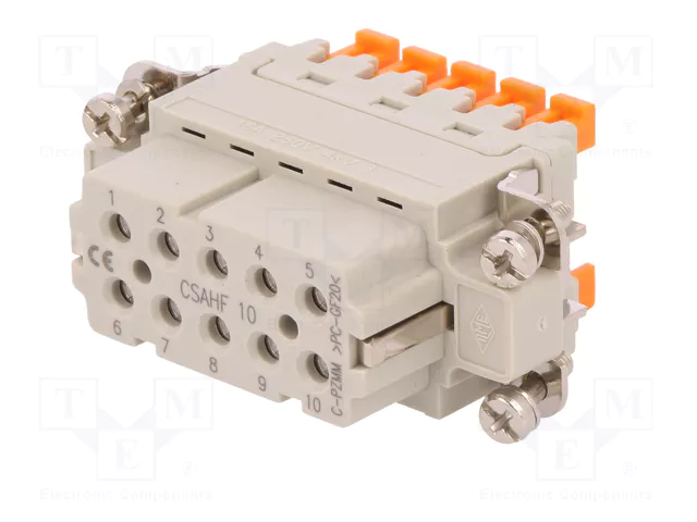 ILME Conector HDC CSAH Hembra 10 Pines ILME Conector HDC CSAH Hembra 10 Pines