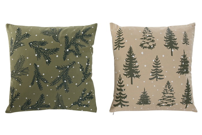 DKD Home Decor Surtido de Fundas para Cojín de Algodón y Viscosa 45x1x45 cm, Verde y Blanco DKD Home Decor Surtido de Fundas para Cojín de Algodón y Viscosa 45x1x45 cm, Verde y Blanco