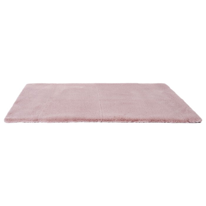 Home Deco Factory Alfombra Rosa 110x60 cm Pelo Imitación Poliéster Suave Home Deco Factory Alfombra Rosa 110x60 cm Pelo Imitación Poliéster Suave