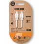 Tech One Tech TEC2210 Cable USB-C a USB-C 100W 1,5m Blanco