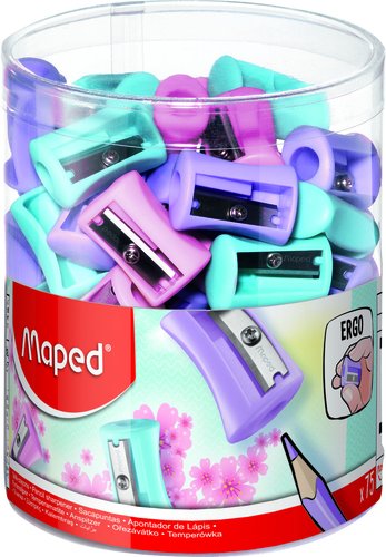 Afilalapiz Maped Vivo Pastel 1 Uso Bote 75 Surtidos Afilalapiz Maped Vivo Pastel 1 Uso Bote 75 Surtidos