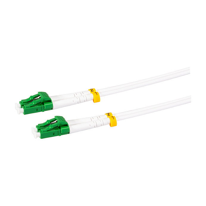 LogiLink Patch cord de fibra blindada Steel OS2, Duplex LC/APC - LC/APC, 7,5 m