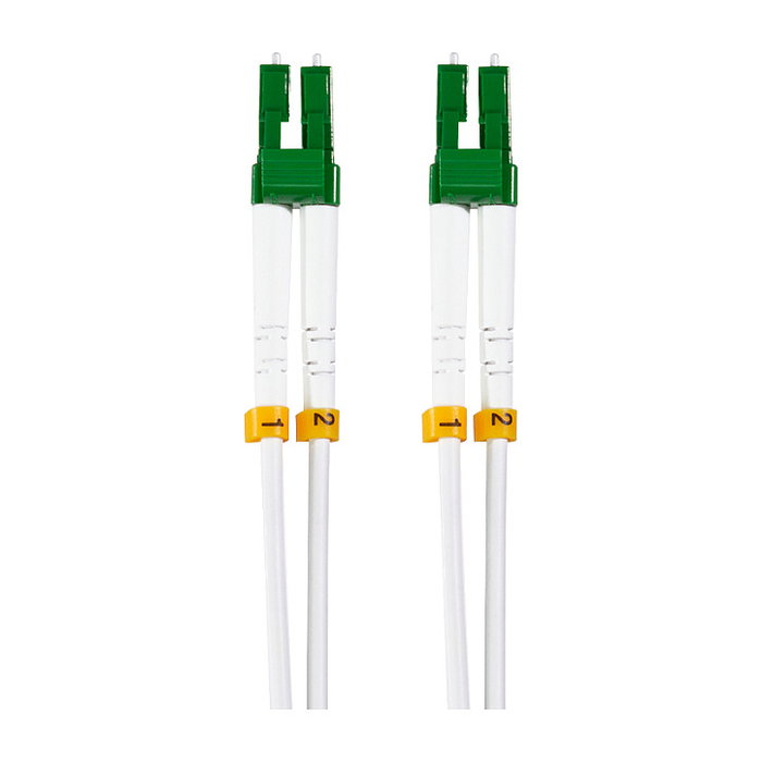 LogiLink Patch cord de fibra blindada Steel OS2, Duplex LC/APC - LC/APC, 7,5 m