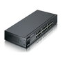 Zyxel ES-1100-24E Switch de Red No Administrado, 24 Puertos Fast Ethernet 10/100 Mbps, 4.8 Gbit/s, Negro