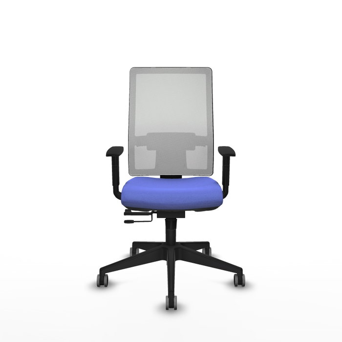 PIQUERAS Y CRESPO Silla de oficina Horna con mecanismo Sincro/Traslack, Azul claro y Blanco PIQUERAS Y CRESPO Silla de oficina Horna con mecanismo Sincro/Traslack, Azul claro y Blanco