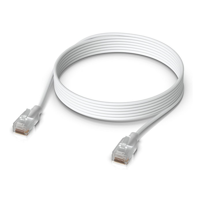 Ubiquiti UniFi Etherlighting Cable de Parche Cat6, 3 m, Blanco